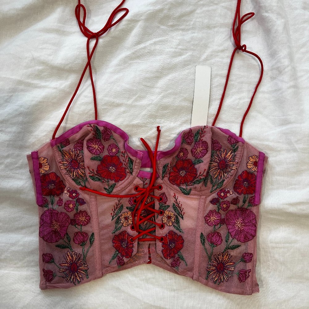 For Love & Lemons Kaylee Corset Top - NWT